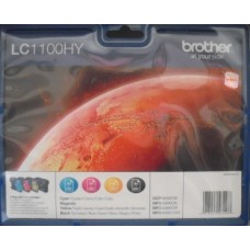Pack Brother LC1100 Alta Capacidade 4 Cores 